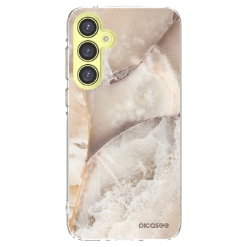 Picasee διαφανής θήκη σιλικόνης Samsung Galaxy A35 5G A356B - Cream marble