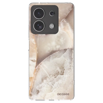 Picasee διαφανής θήκη σιλικόνης Xiaomi Redmi Note 13 4G - Cream marble