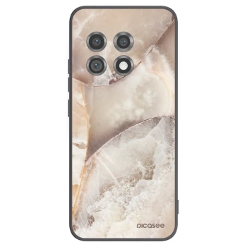 Picasee Μαύρη θήκη σιλικόνης για OnePlus 11 5G - Cream marble