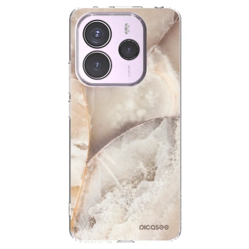 Picasee διαφανής θήκη σιλικόνης Xiaomi Redmi Note 14 5G - Cream marble
