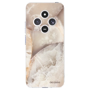 Picasee διαφανής θήκη σιλικόνης Xiaomi Redmi 14C - Cream marble
