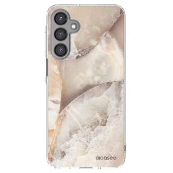 Picasee διαφανής θήκη σιλικόνης Samsung Galaxy A16 5G - Cream marble
