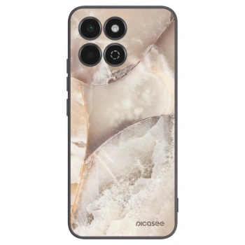 Picasee Μαύρη θήκη σιλικόνης για Honor 200 Smart 5G - Cream marble