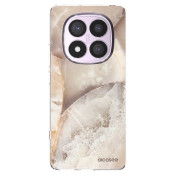 Picasee διαφανής θήκη σιλικόνης Xiaomi Redmi Note 14 Pro 4G - Cream marble