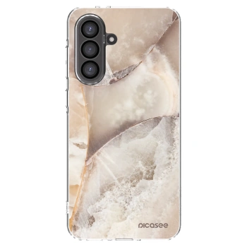 Picasee διαφανής θήκη σιλικόνης Samsung Galaxy A36 5G - Cream marble