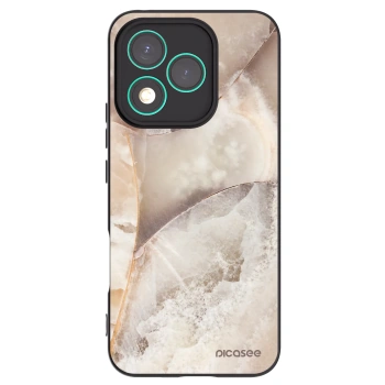 Picasee Μαύρη θήκη σιλικόνης για Honor 400 Lite 5G - Cream marble