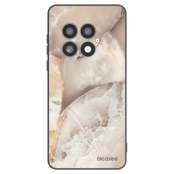 Picasee Μαύρη θήκη σιλικόνης για OnePlus 13 5G - Cream marble