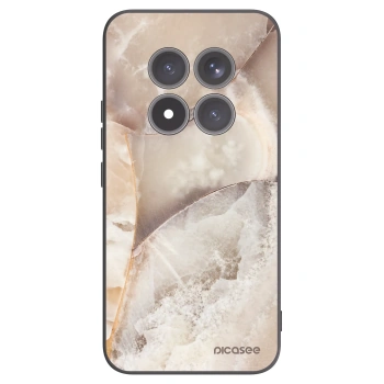 Picasee Μαύρη θήκη σιλικόνης για Xiaomi Redmi Note 15 Pro+ - Cream marble