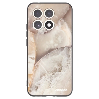 Picasee Μαύρη θήκη σιλικόνης για Xiaomi 15T - Cream marble