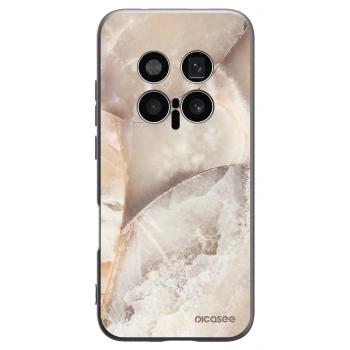 Picasee Μαύρη θήκη σιλικόνης για Honor Magic8 Pro 5G - Cream marble