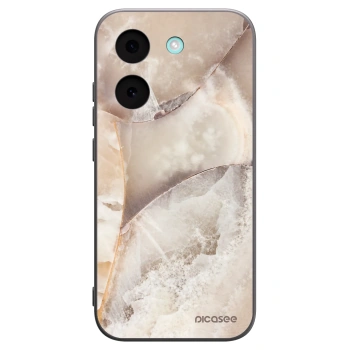 Picasee Μαύρη θήκη σιλικόνης για Xiaomi Poco X8 Pro - Cream marble