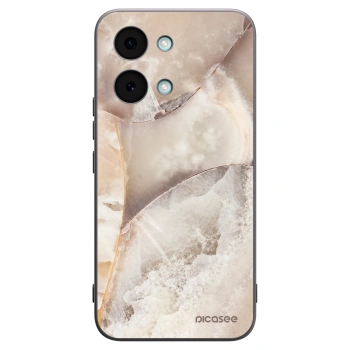Picasee Μαύρη θήκη σιλικόνης για Xiaomi Poco X8 Pro Max - Cream marble