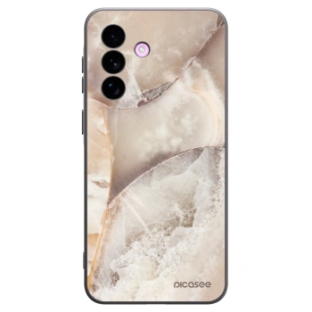 Picasee Μαύρη θήκη σιλικόνης για Samsung Galaxy A57 5G - Cream marble