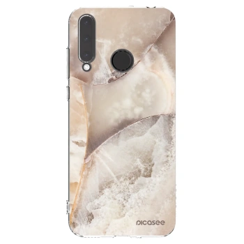 Picasee διαφανής θήκη σιλικόνης Honor 20 Lite - Cream marble