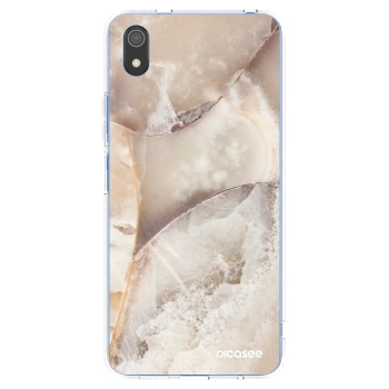 Picasee διαφανής θήκη σιλικόνης Xiaomi Redmi 7A - Cream marble