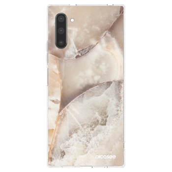 Picasee διαφανής θήκη σιλικόνης Samsung Galaxy Note 10 N970F - Cream marble