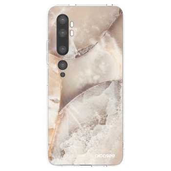 Picasee διαφανής θήκη σιλικόνης Xiaomi Mi Note 10 (Pro) - Cream marble