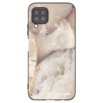 Picasee Μαύρη θήκη σιλικόνης για Huawei P40 Lite - Cream marble
