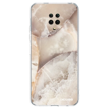 Picasee διαφανής θήκη σιλικόνης Xiaomi Redmi Note 9S - Cream marble