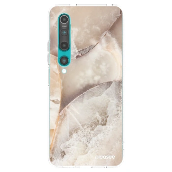 Picasee διαφανής θήκη σιλικόνης Xiaomi Mi 10 - Cream marble