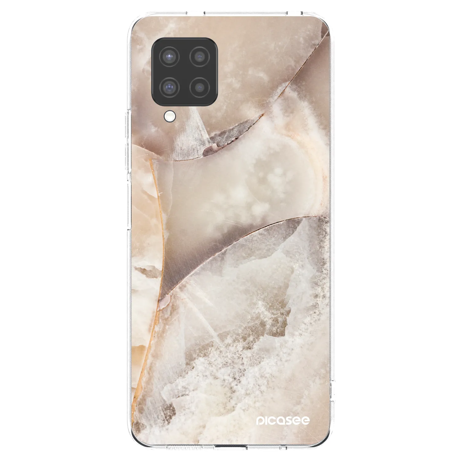Picasee διαφανής θήκη σιλικόνης Samsung Galaxy A42 A426B - Cream marble
