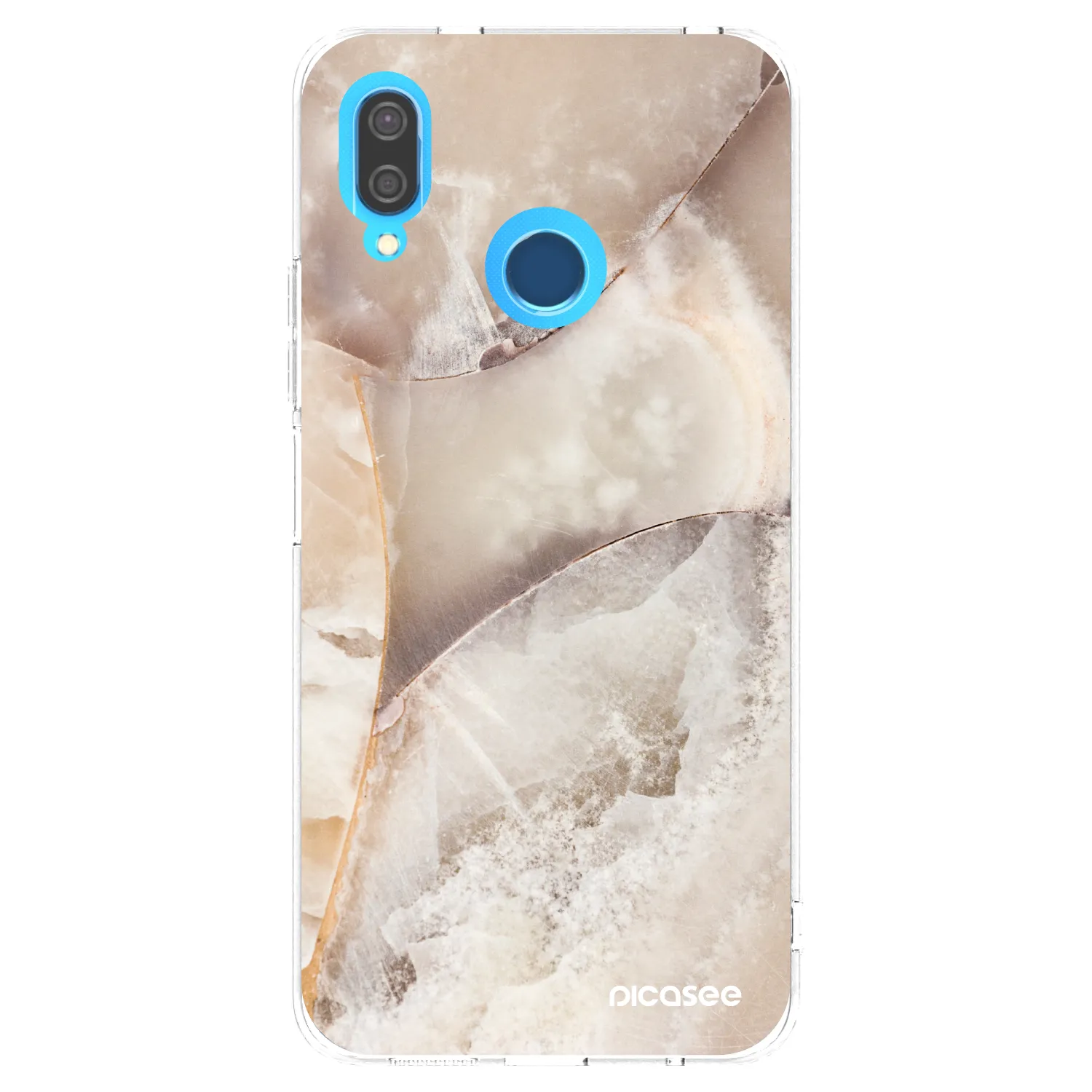 Picasee διαφανής θήκη σιλικόνης Huawei P20 Lite - Cream marble