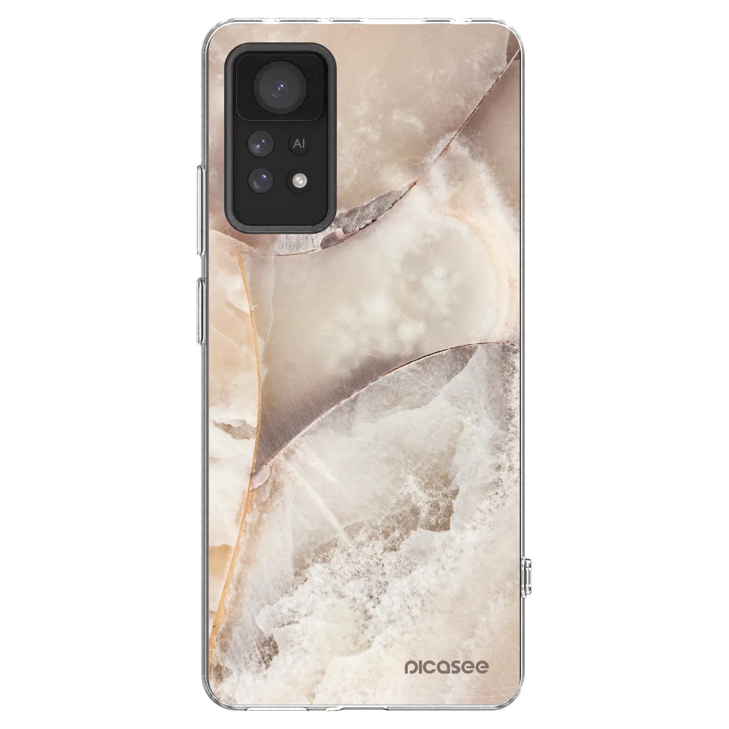 Picasee διαφανής θήκη σιλικόνης Xiaomi Redmi Note 11 Pro - Cream marble