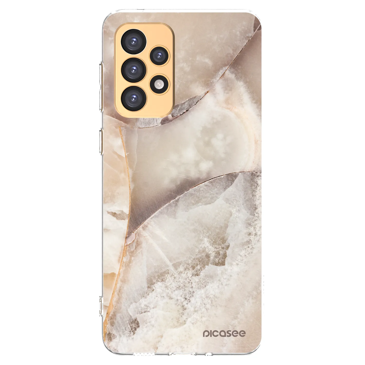 Picasee διαφανής θήκη σιλικόνης Samsung Galaxy A33 5G A336 - Cream marble