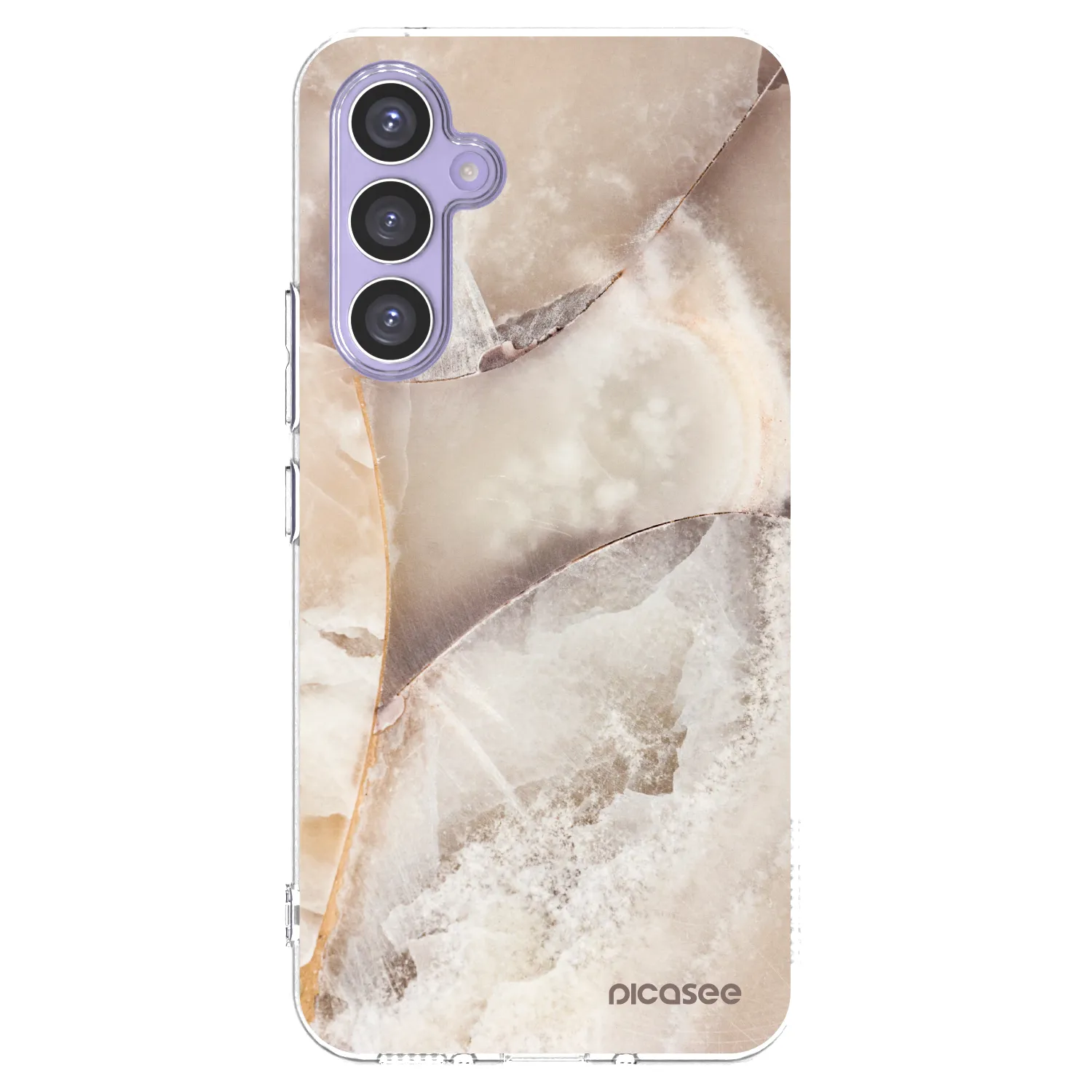 Picasee διαφανής θήκη σιλικόνης Samsung Galaxy A54 5G A546B - Cream marble