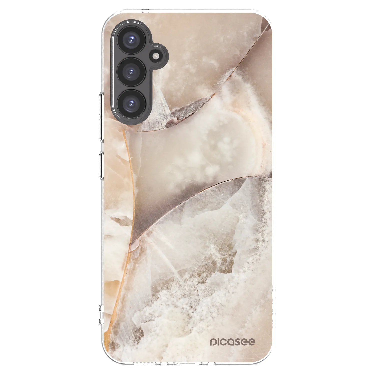 Picasee διαφανής θήκη σιλικόνης Samsung Galaxy A34 5G A346B - Cream marble