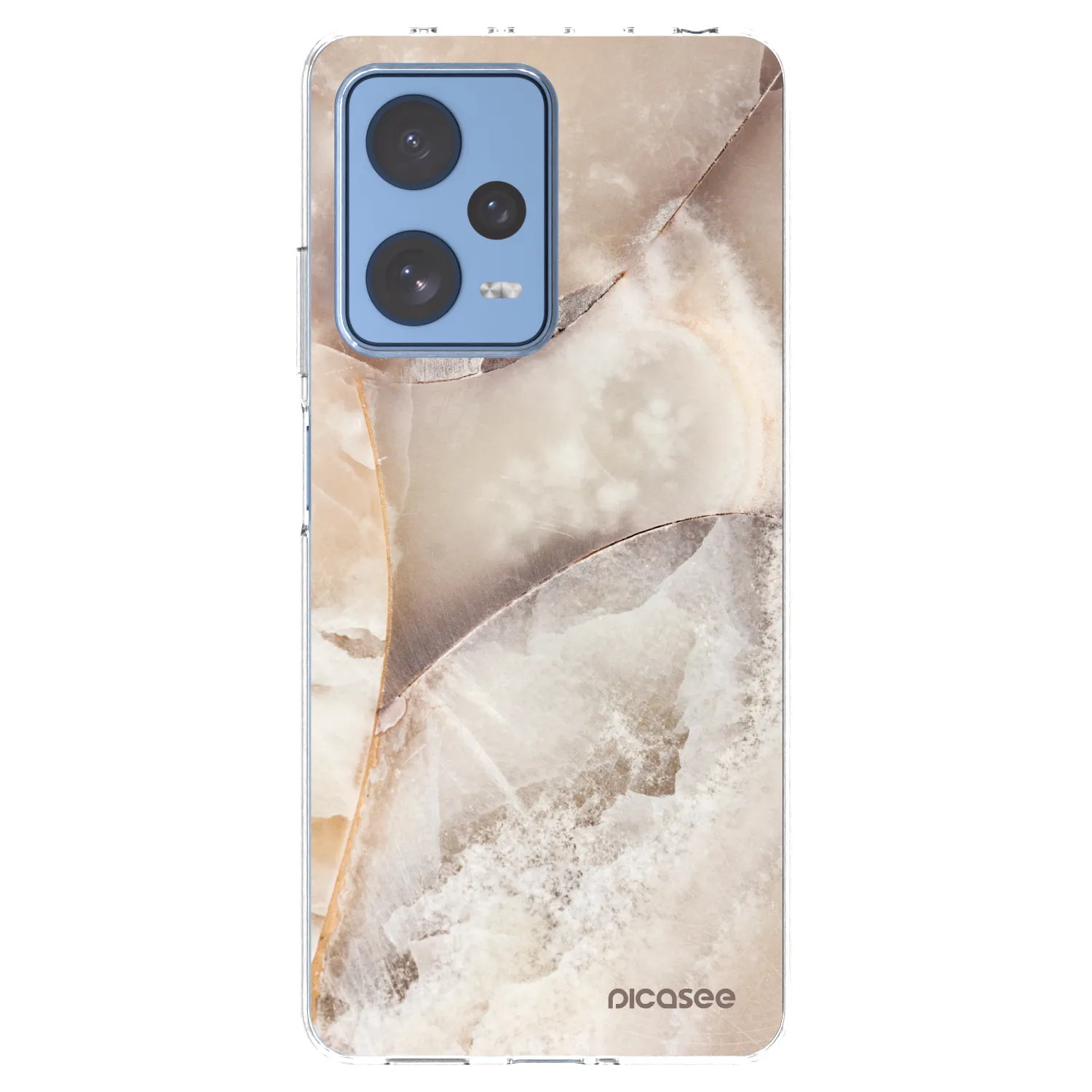 Picasee διαφανής θήκη σιλικόνης Xiaomi Redmi Note 12 Pro 5G - Cream marble