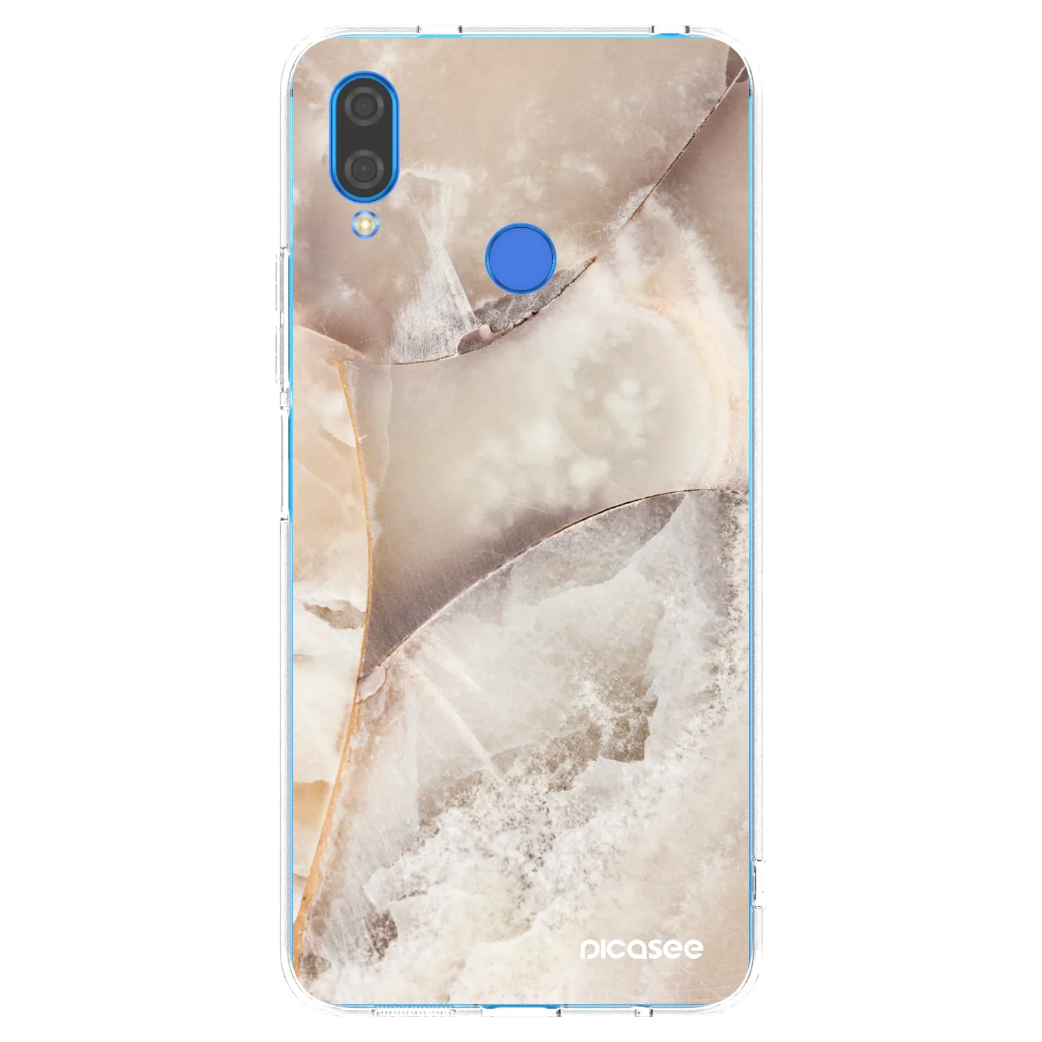 Picasee διαφανής θήκη σιλικόνης Huawei Nova 3i - Cream marble