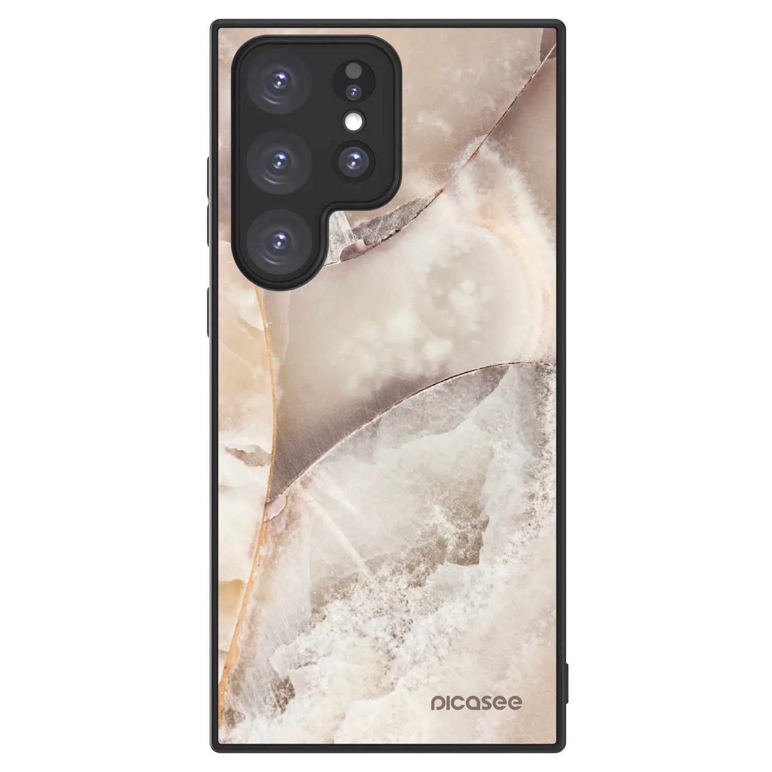 Picasee ULTIMATE CASE PowerShare για Samsung Galaxy S23 Ultra 5G - Cream marble