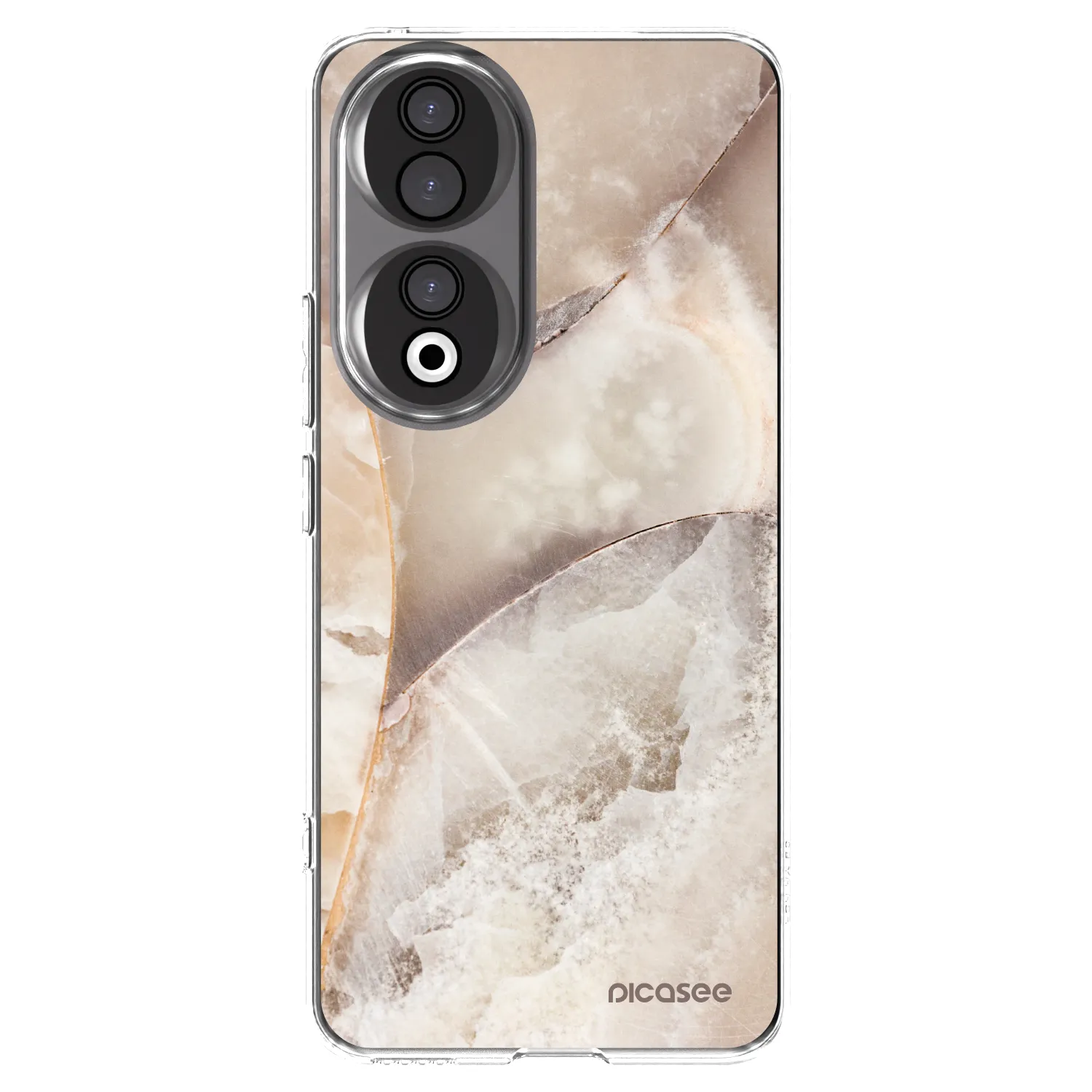 Picasee διαφανής θήκη σιλικόνης Honor 90 5G - Cream marble