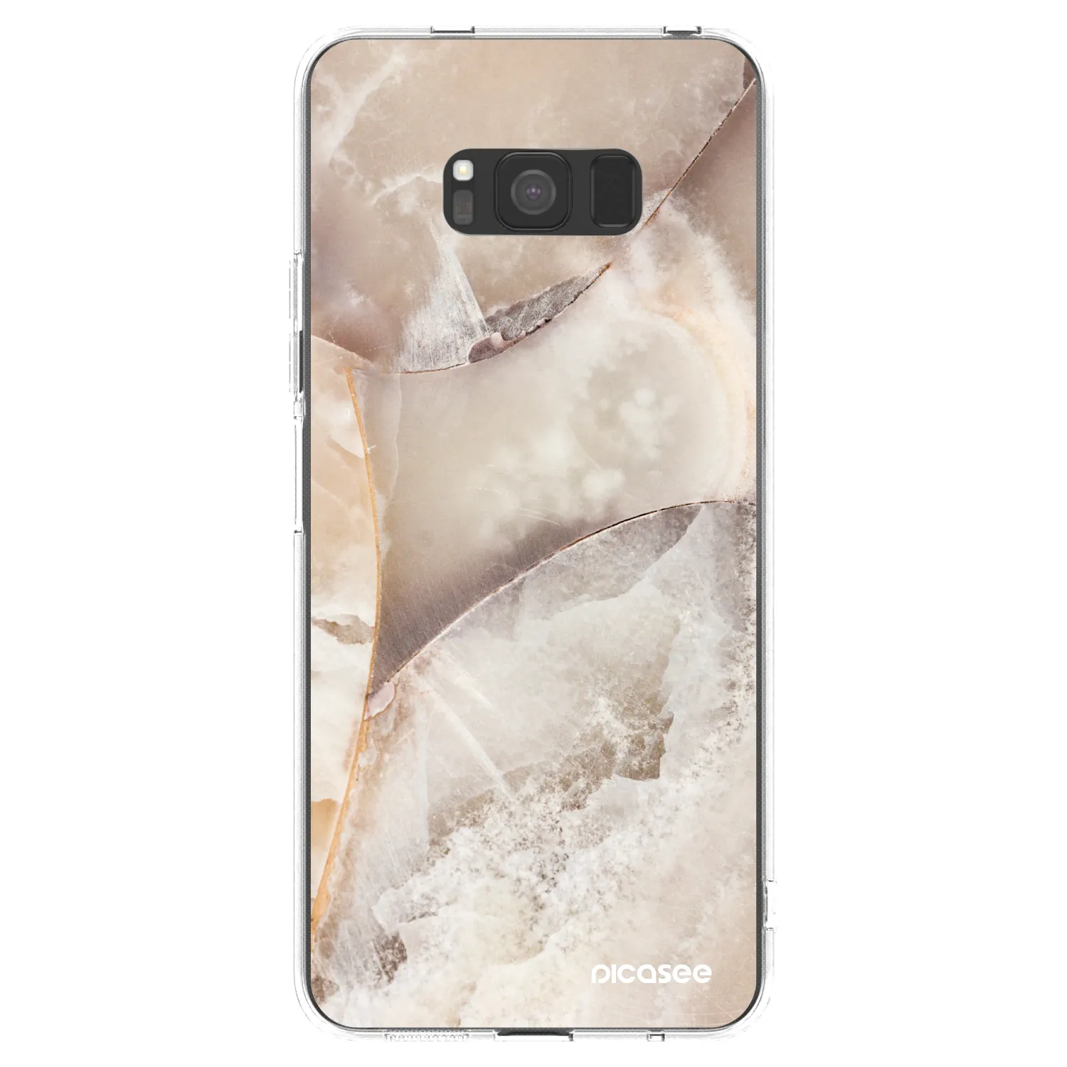 Picasee διαφανής θήκη σιλικόνης Samsung Galaxy S8 G950F - Cream marble