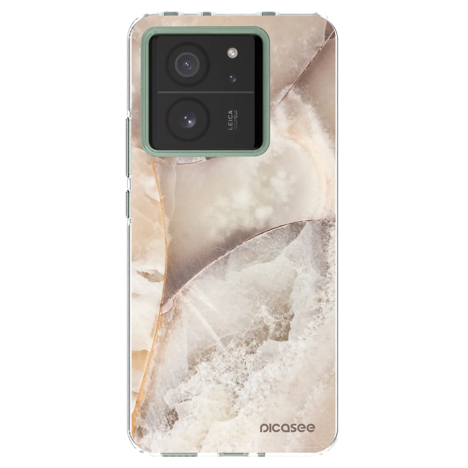 Picasee διαφανής θήκη σιλικόνης Xiaomi 13T - Cream marble
