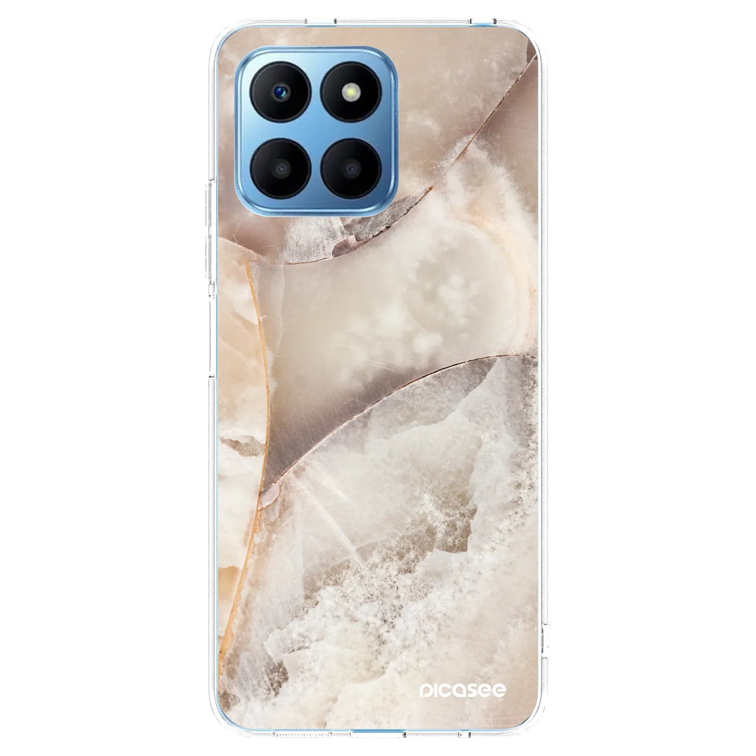 Picasee διαφανής θήκη σιλικόνης Honor 70 Lite - Cream marble