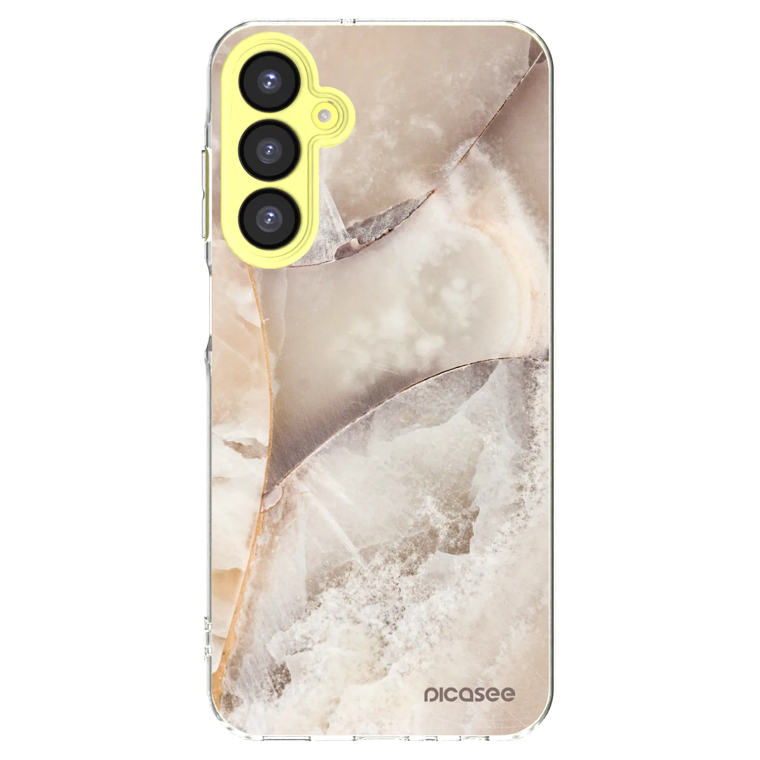 Picasee διαφανής θήκη σιλικόνης Samsung Galaxy A25 A256B 5G - Cream marble