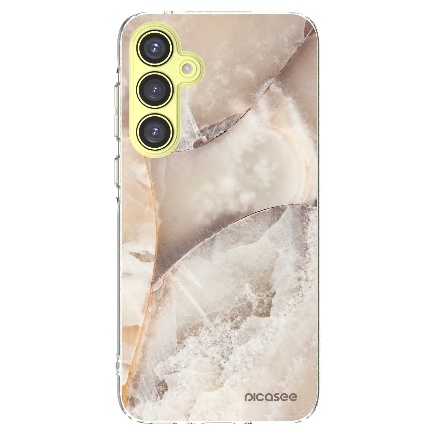 Picasee διαφανής θήκη σιλικόνης Samsung Galaxy A35 5G A356B - Cream marble