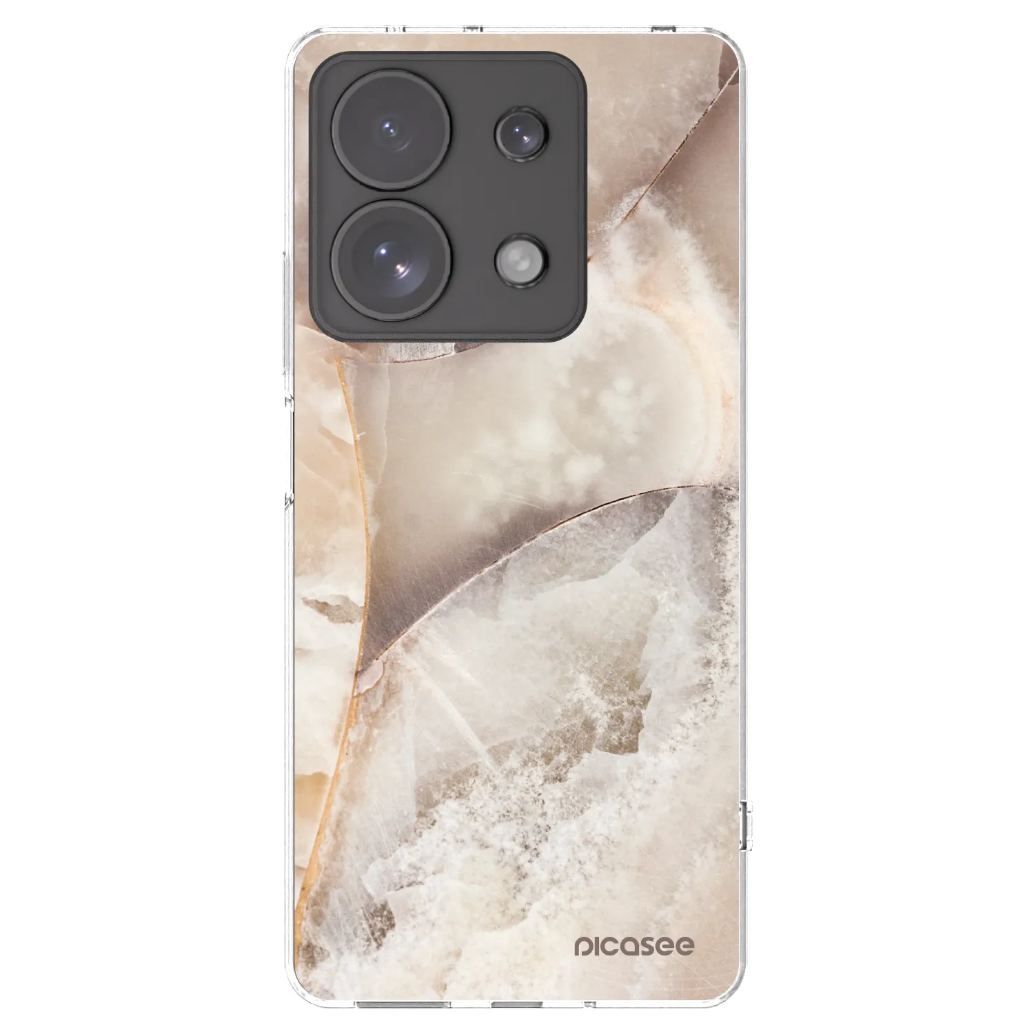 Picasee διαφανής θήκη σιλικόνης Xiaomi Redmi Note 13 Pro 4G - Cream marble