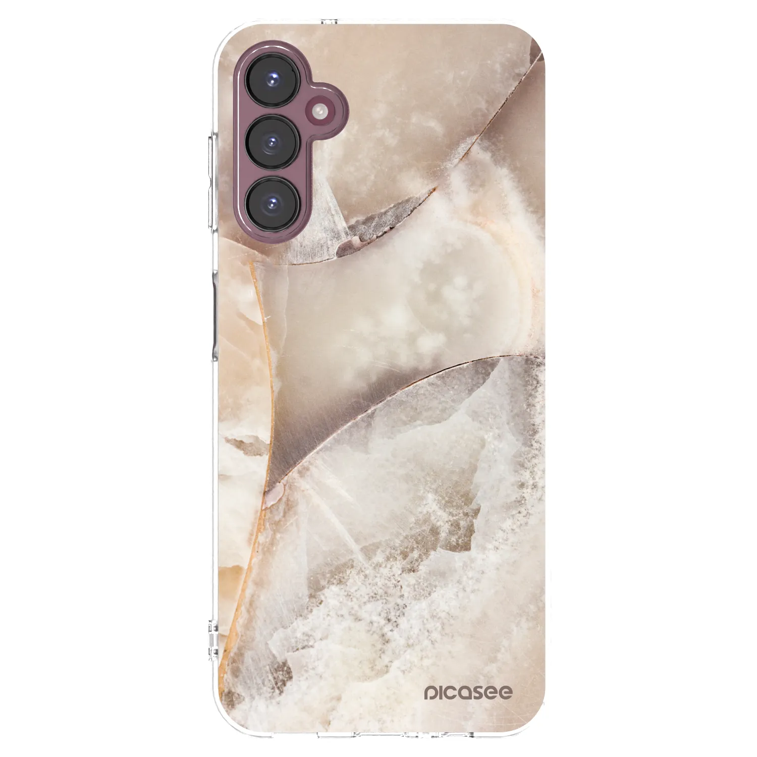 Picasee διαφανής θήκη σιλικόνης Samsung Galaxy A05s A057G - Cream marble