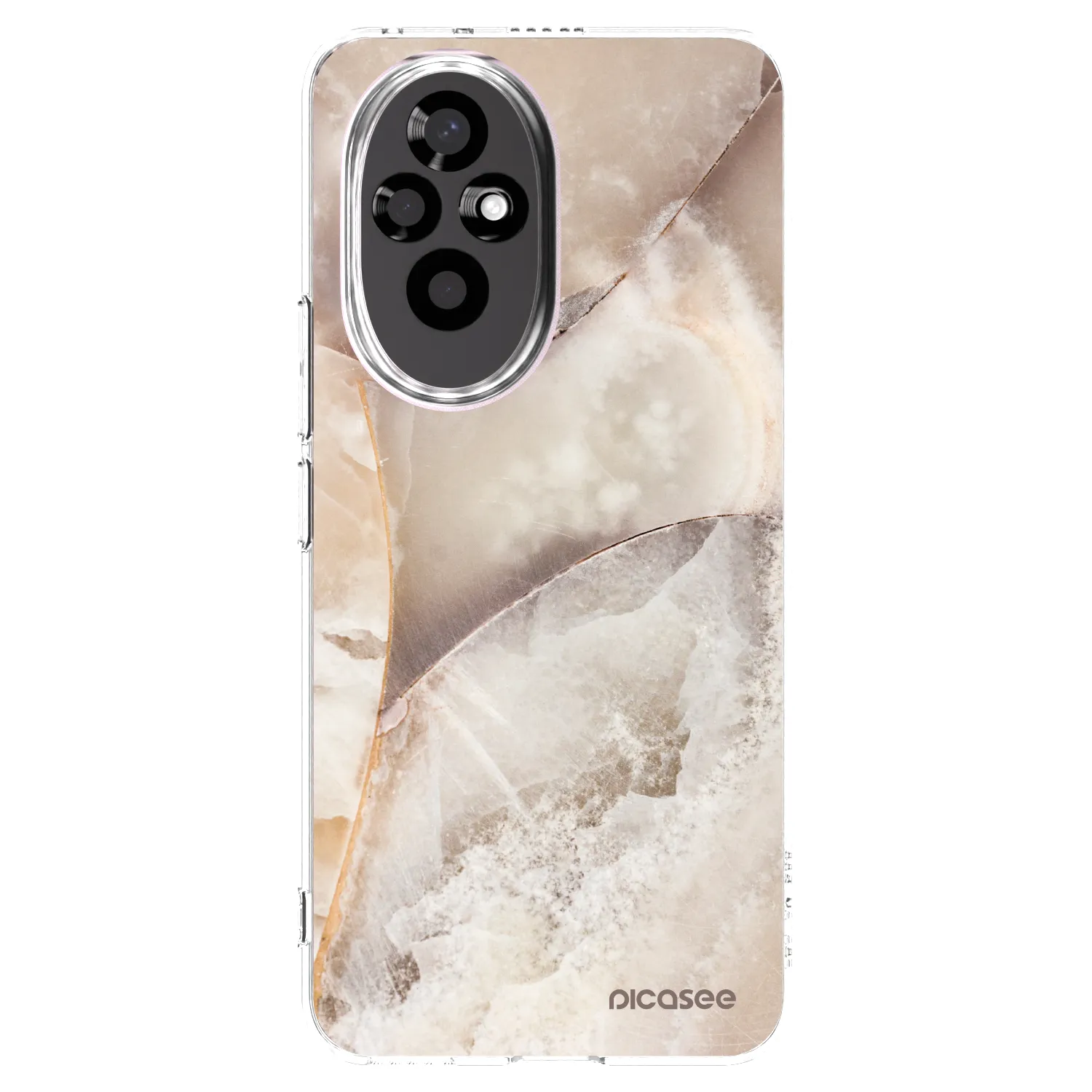 Picasee διαφανής θήκη σιλικόνης Honor 200 5G - Cream marble