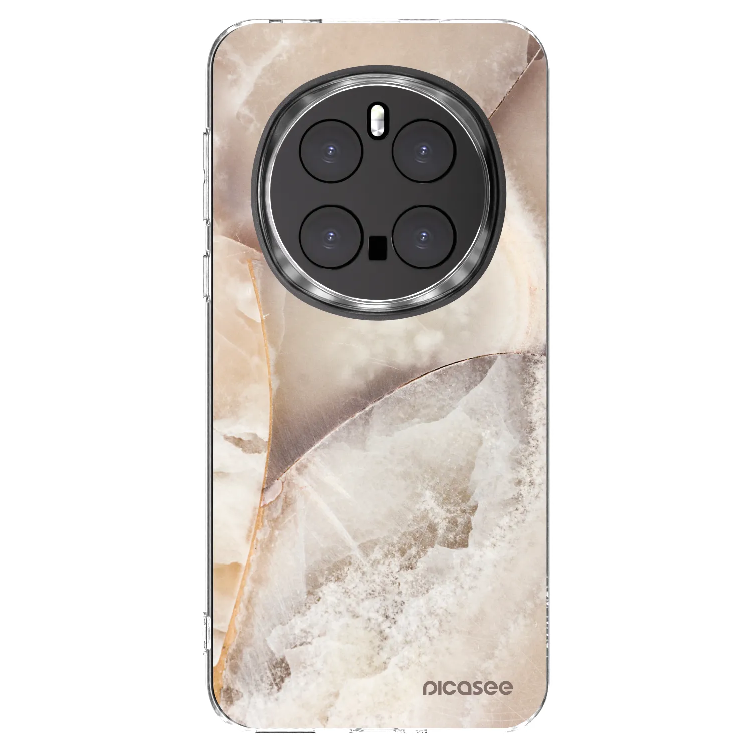 Picasee διαφανής θήκη σιλικόνης Honor Magic7 Pro 5G - Cream marble