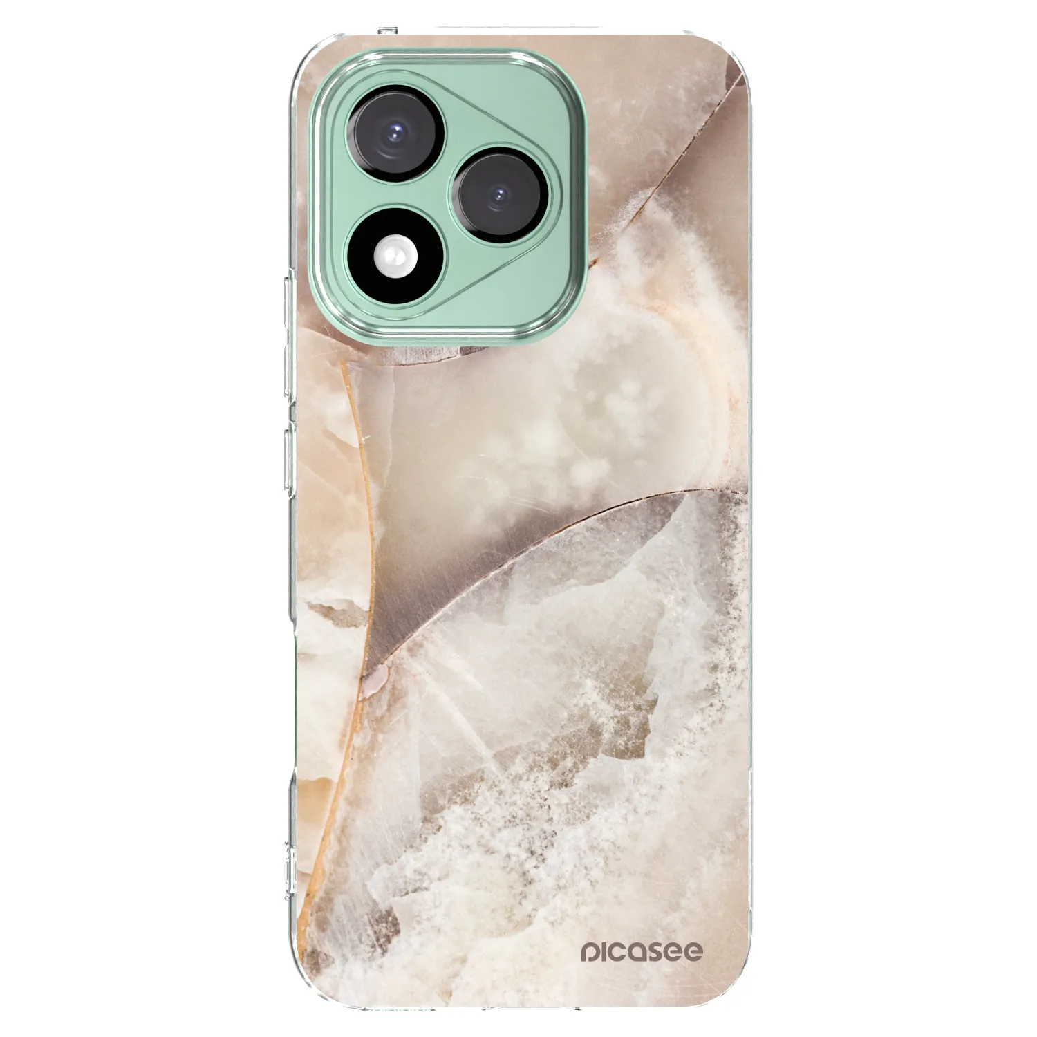 Picasee διαφανής θήκη σιλικόνης Honor 400 Lite 5G - Cream marble