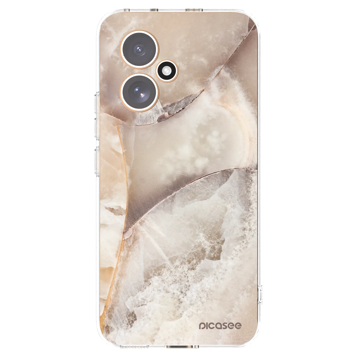 Picasee διαφανής θήκη σιλικόνης Honor 400 5G - Cream marble