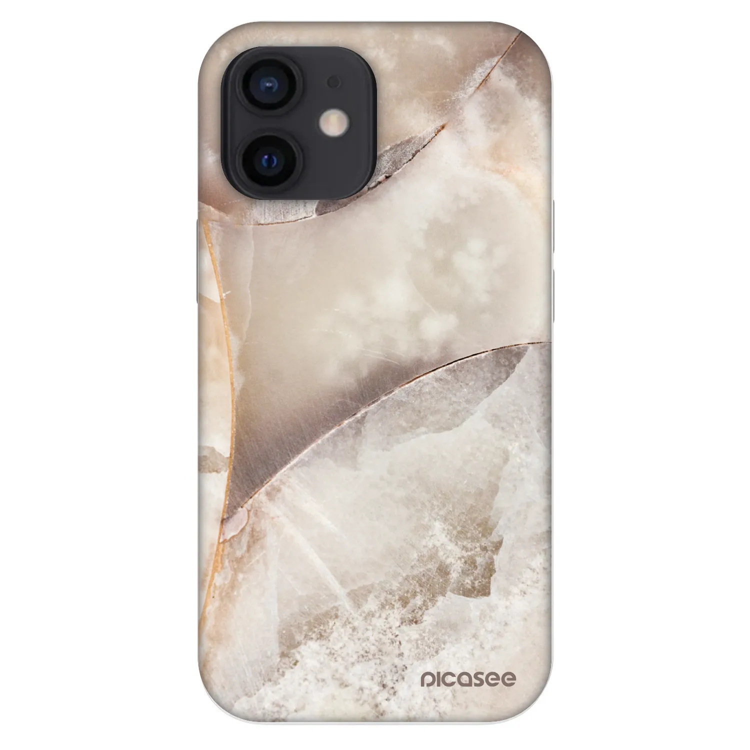 Picasee Fashion Case για Apple iPhone 12 mini - Cream marble