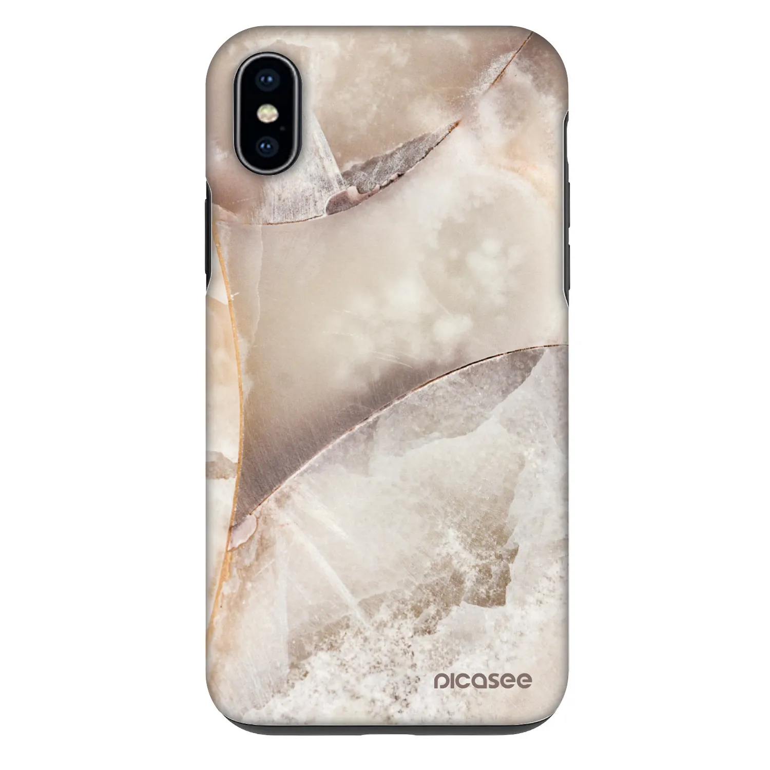 Picasee Fashion Case για Apple iPhone XS Max - Cream marble