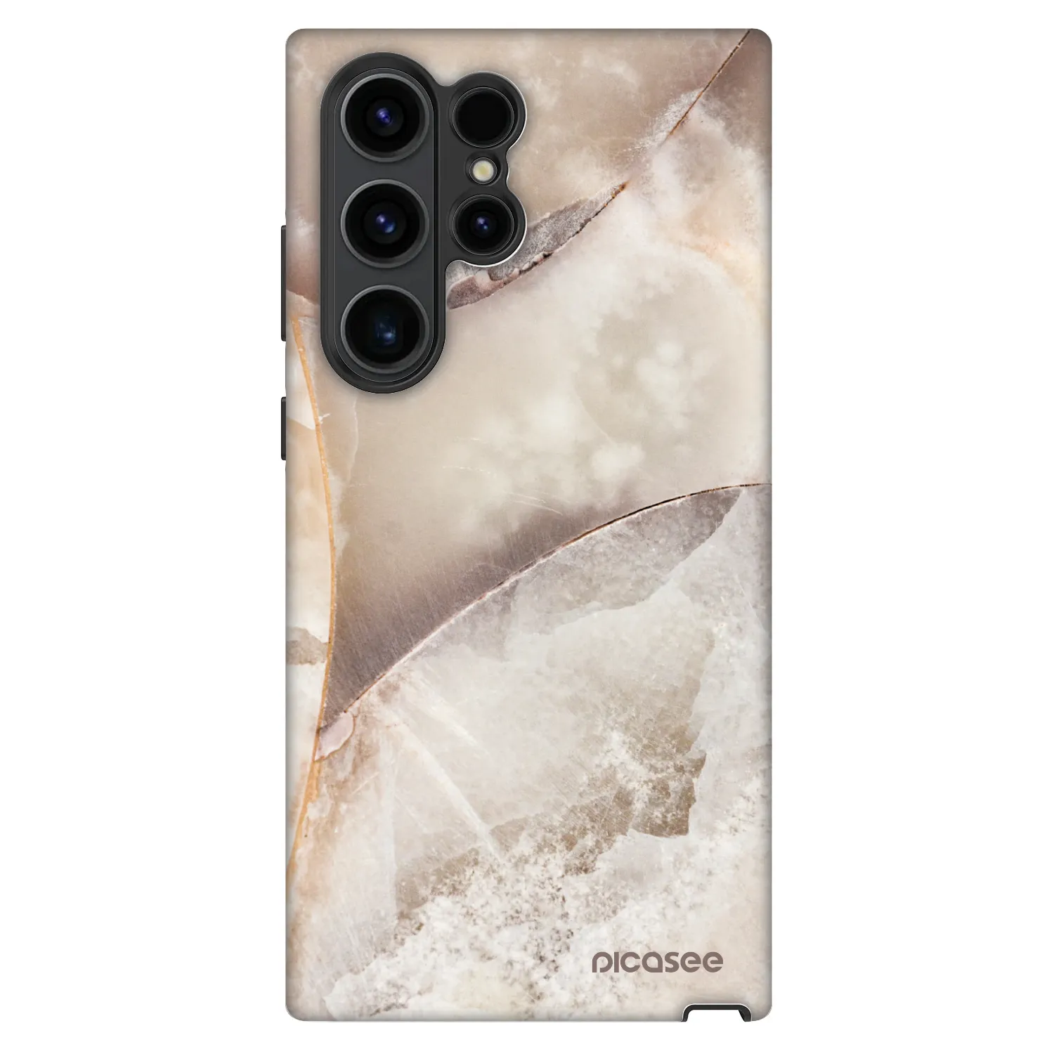 Picasee Fashion Case για Samsung Galaxy S23 Ultra 5G - Cream marble