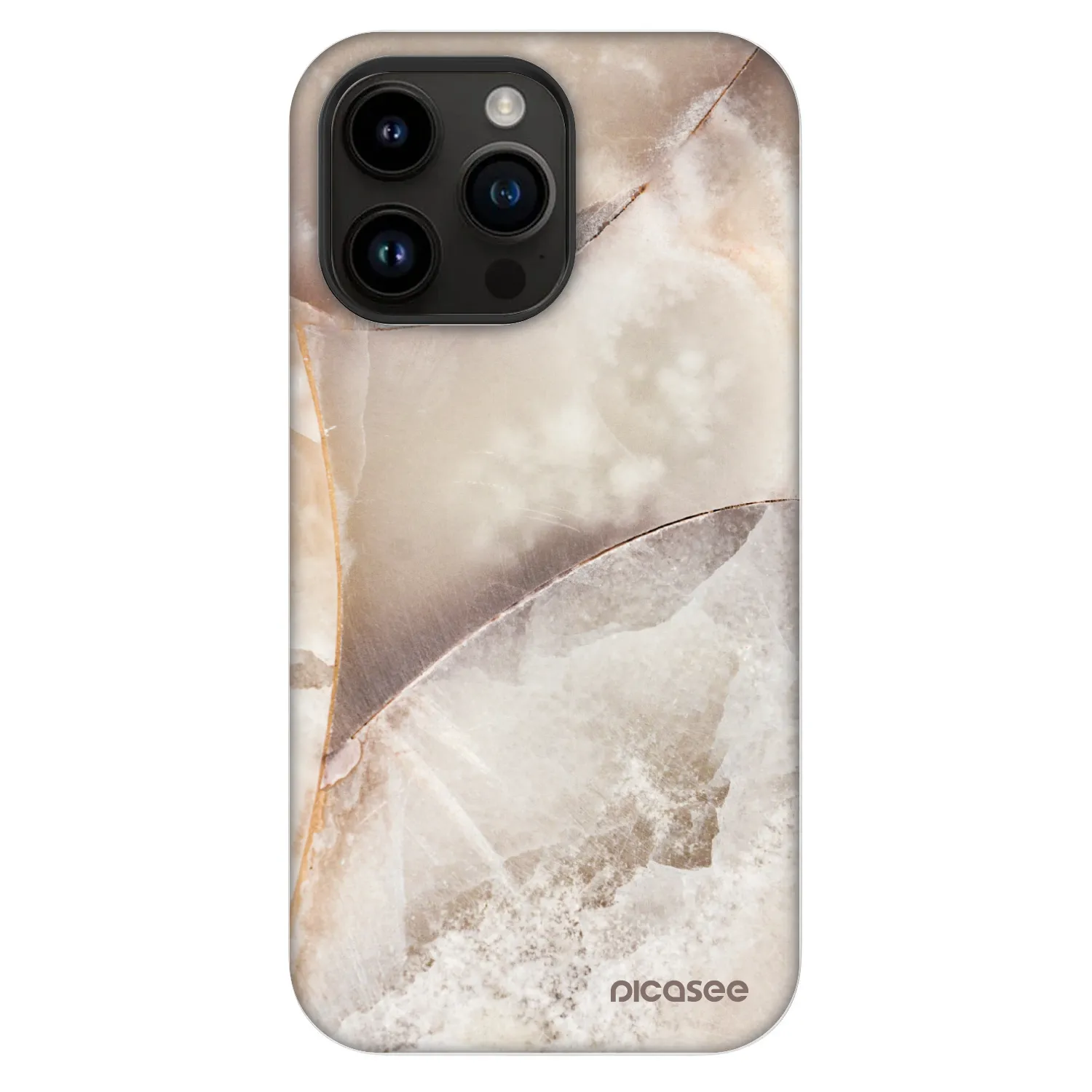 Picasee Fashion Case MagSafe για Apple iPhone 14 Pro Max - Cream marble