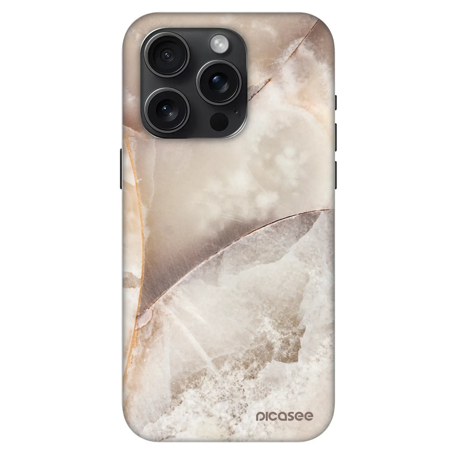 Picasee Fashion Case MagSafe για Apple iPhone 15 Pro - Cream marble